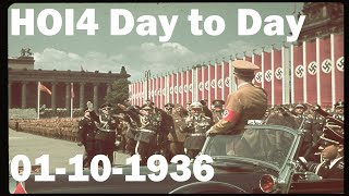 HOI4 Germany DaybyDay 01101936 [upl. by Pirbhai]