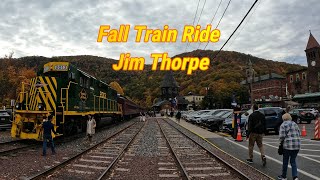 Fall Foliage Train Ride  Jim Thorpe [upl. by Augy]