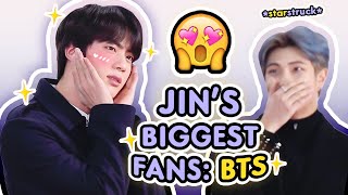 bts being jins biggest fanboys [upl. by Eskil]