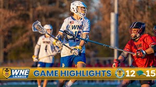 WNE Mens Lacrosse vs Endicott College  3272024 [upl. by Siletotsira605]