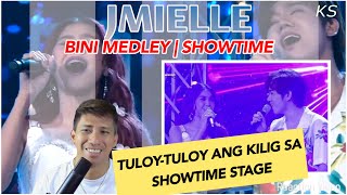 JM dela Cerna amp Marielle Montellano  BINI Medley Showtime Performance  JMielle Reaction Video [upl. by Kuehnel686]