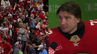 quotGuys put a hell of an effort in front of mequot  Sergei Bobrovsky Postgame Interview  42324 [upl. by Mei599]