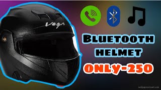 Vega Helmet Convert Bluetooth Helmet ♥️Only 250rs [upl. by Wenonah]