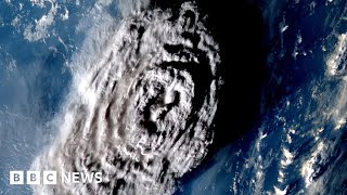 Volcanic eruption in Tonga reshaped Pacific seafloor  BBC News [upl. by Jasisa321]