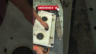 gas stove low flame problem Service telugu youtube gasstove trending [upl. by Darken]