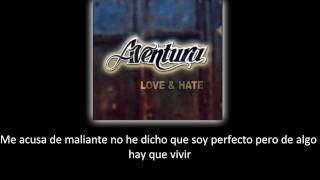 Aventura  La Guerra lyric  letra [upl. by Jann]