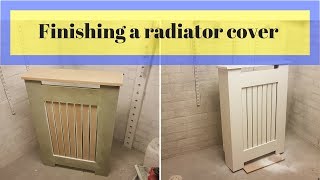 Spray painting a radiator cover [upl. by Asilenna]