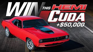 WIN This 1970 Plymouth HEMI Cuda RestoMod and 50000 CASH [upl. by Ahsinaw]