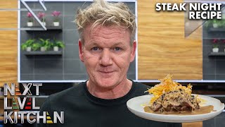 Gordon Ramsay Cooks Up a Simple Steak Dinner with Fries [upl. by Donielle]