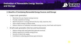 Evaluating Renewable Energy Sources and Storage Methods [upl. by Kruter]