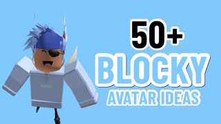 50 ROBLOX BLOCKY AVATAR IDEAS  BLOCKY AVATAR IDEAS  ROBLOX BOY OUTFITS [upl. by Ralph665]