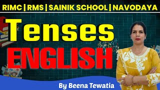 Tenses  English Class By Defence Academy  RIMC  RMS  Sainik School  Navodaya [upl. by Gradeigh723]