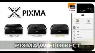 Pixma Wifi Direct on MG7700 MG6800 MG5700 series 30 seconds [upl. by Alba698]