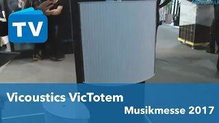 Vicoustic VicTotem Akustikelemente  Musikmesse 2017 [upl. by Oirramed824]