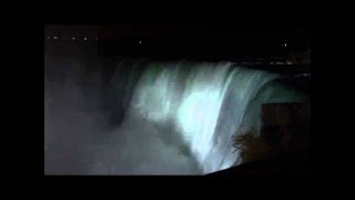 Wasserfall Niagara bei Nachtwaterfall Niagara at night By YLDZ [upl. by Wayolle594]