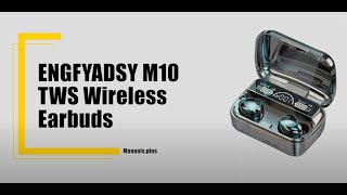 ENGFYADSY M10 TWS Wireless Earbuds User Manual  Pairing Guide [upl. by Noll]