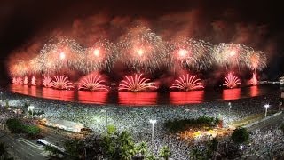 Reveillon Año Nuevo en Rio de Janeiro Playa de Copacabana 2013 [upl. by Tillio]