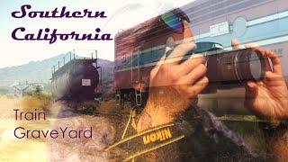 San Diego  California Desert Train Grave Yard  Test Footage [upl. by Casanova]