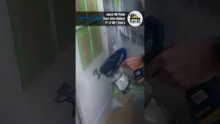 Spraying Doors FAST with a Graco Ultra Handheld Airless Paint Sprayer [upl. by Ahsemit]