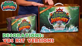 Starter Kit and Super Starter Kit Bible Versions  The Great Jungle Journey VBS Decorations [upl. by Gaillard194]