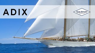 Sailing the Incredible Classic Yacht Adix [upl. by Novehs68]