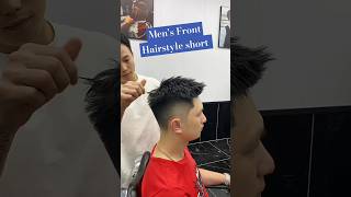 Mens FrontSpiked Hairstyle with Perm Quick Cut Tutorial haircare menshaircut mastermenshaircut [upl. by Sterner855]