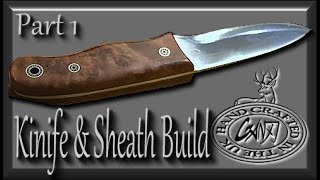 HOW TO MAKE A WOODLORE BUSHCRAFT KNIFE [upl. by Annayrb]