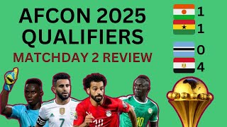 Guinea STUNNED by Tanzania and Egypt BATTER Botswana  AFCON 2025 Qualifiers Review [upl. by Lav]