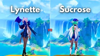 Can Lynette REPLACE Sucrose Lynette vs Sucrose  Genshin Impact [upl. by Robbi]