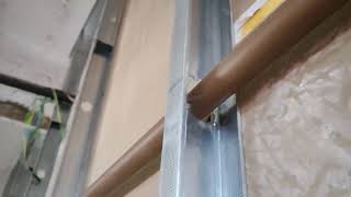 Dreno de ar condicionado em drywall tubulação de 32mm [upl. by Ettenajna]