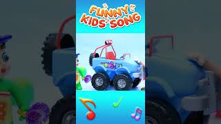 Superheroes Car  Nursery Rhymes shorts kidssongs nurseryrhymes [upl. by Anirdna331]