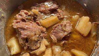 How to make tender pork neck bones for beginners [upl. by Matheny764]