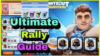 Max Damage Hack  Ultimate Rally Guide  Whiteout Survival  Best Hero Lineup combat formation tips [upl. by Gasser]