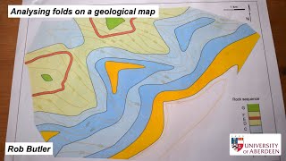 Analysing folds on a geological map [upl. by Haseena]