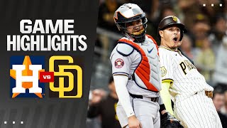 Astros vs Padres Game Highlights 91724  MLB Highlights [upl. by Lodovico719]