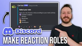 How To Make Reaction Roles On Discord [upl. by Eugenie]