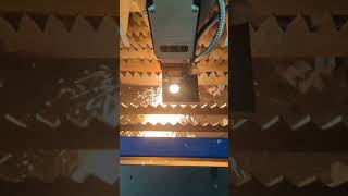 6kw fiber laser cutting machine cut 16mm carbon steel [upl. by Anahsar489]