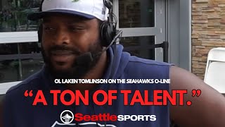 Seahawks OL Laken Tomlinson on the offensive line A ton of talent [upl. by Westlund299]