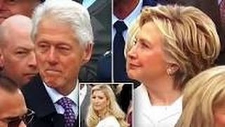 Bill Clinton Caught By Hillary Checking Out Ivanka Trump [upl. by Smada]