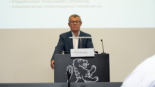 Medienkonferenz «Konsolidierter Entwicklungs und Finanzplan KEF 20252028 amp Entwurf Budget 2025» [upl. by Solitta]