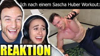 Sascha Huber und Paulina Wallner reagieren auf Sascha Huber Memes  Prozisboss 3 [upl. by Roscoe]