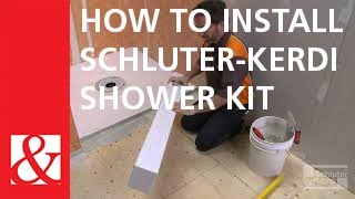 SchluterKERDI Shower Kit Installation [upl. by Sherfield720]