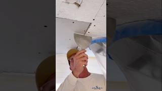 How to Tape over a Bad Joint or an Uneven Surface drywall diy [upl. by Aidaas]