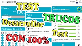 ✔ 🤩TRUCOS🤩 Obtén 100 en TODOS los TEST muy FACIL Openlingua Dexway  Plataforma de Ingles💙 [upl. by Nivrehs]