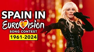 🇪🇸 ESPAÑA en Eurovisión 1961  2024  RECAP All Entries Spain In Eurovision [upl. by Neeoma244]