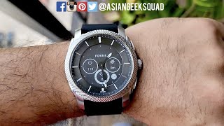 Unboxing and Setup of the Fossil Gen 6 Hybrid Smartwatch  Black Silicone [upl. by Bondon]