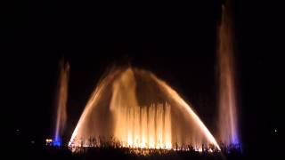 Die Moldau  LichtorgelWasserspiele Planten un Blomen 07102013 HD [upl. by Akirehc]