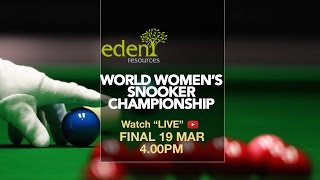 Ng On Yee Hong Kong vs Vidya Pillai India  2017 Eden World Women’s Snooker Championship final [upl. by Calabrese294]