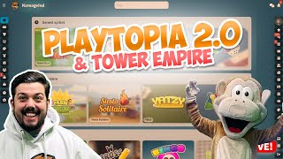 Playtopia Live  Big site update amp Tower Empire [upl. by Jeane]