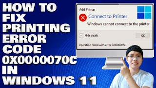 How To Fix Printing Error Code 0x0000070c in Windows 1011 [upl. by Qiratla]